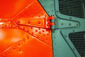 rivets on the helicopter door