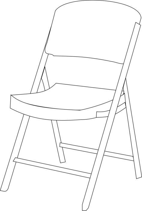 chair furniture steel drawing