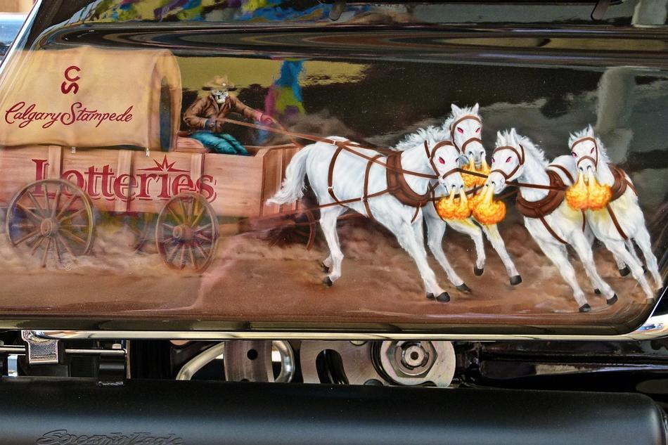 Artwork of Varnishing horse ride