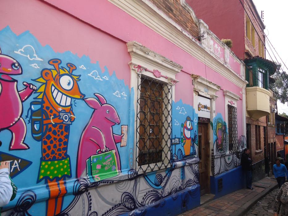 Bogota Candelaria wall art