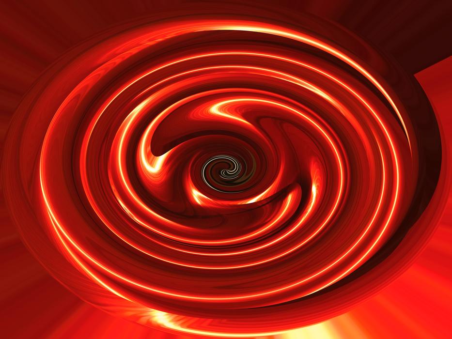 Close-up of the colorful swirl pattern, with the waves, clipart
