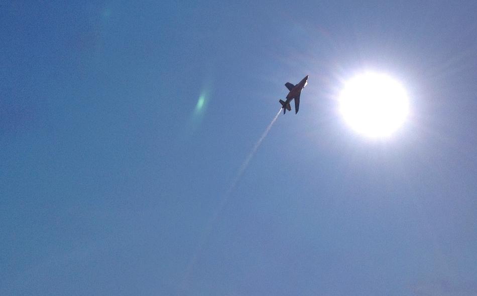 Patrol Of France Fighter Jet at fligth