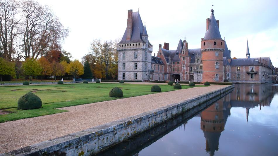 Castle and river France