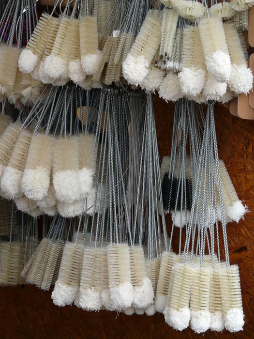 Brown and white, soft brushes for sale