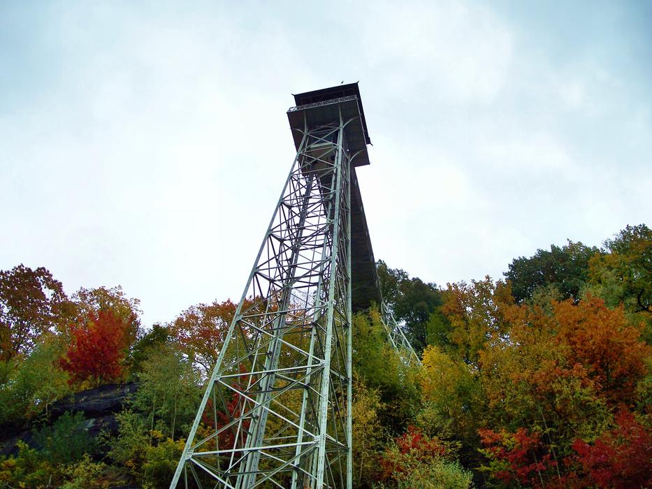 Tower Elevator Ostrava forest