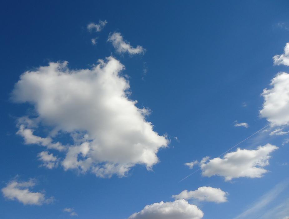 climate Clouds Blue white