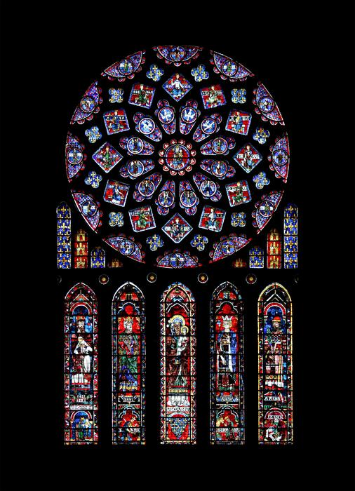 Chartres Catholic window
