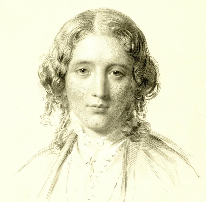 writer harriet beecher drawing