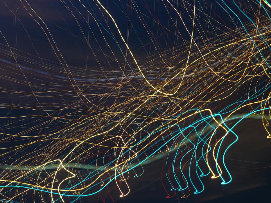 Light Traces as background