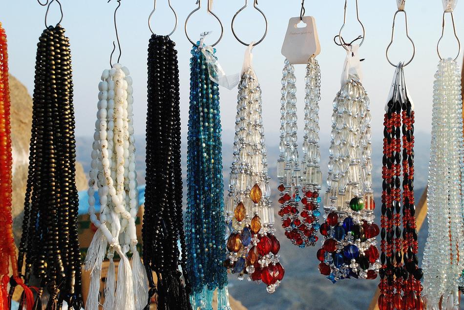 variety of colorful necklaces for sale