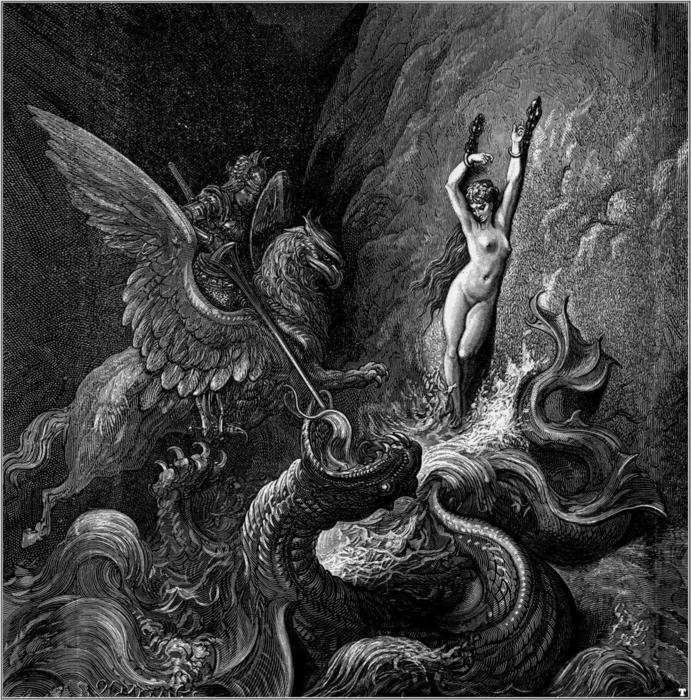 monochrome Opera Orlando Furioso Poster