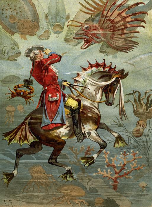 Baron Munchausen as a painting