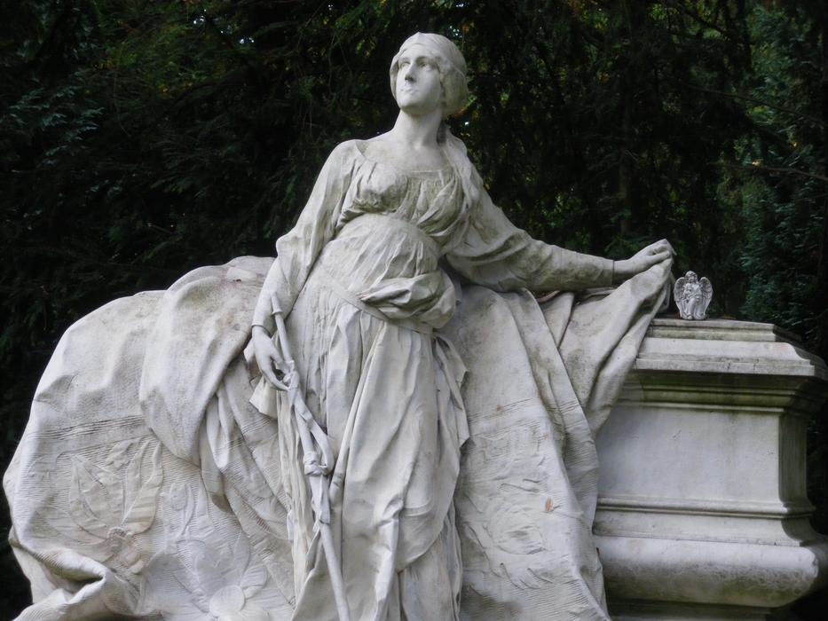 Mourning Melaten Sculpture