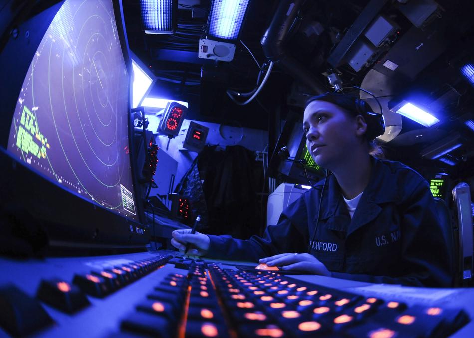 radar technician on a US warship