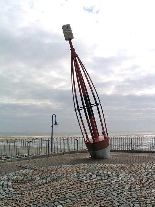 Daymark on the coast