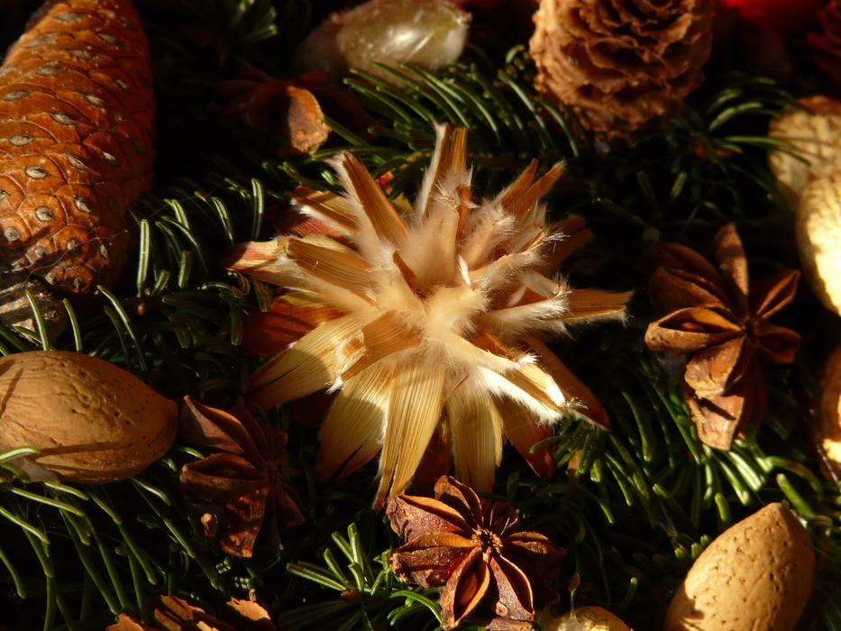 Advent Wreath silver Seeds Ornament