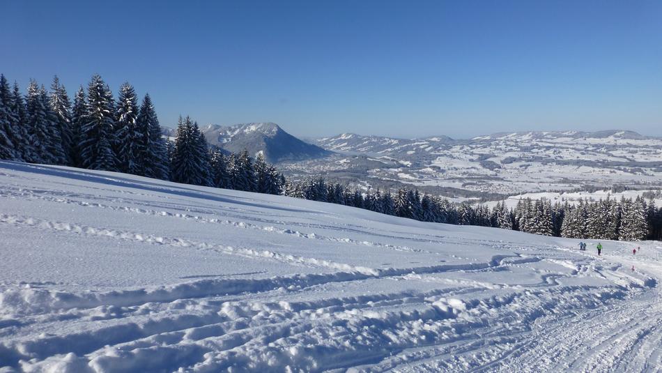 Allgau Greened nature at Winter