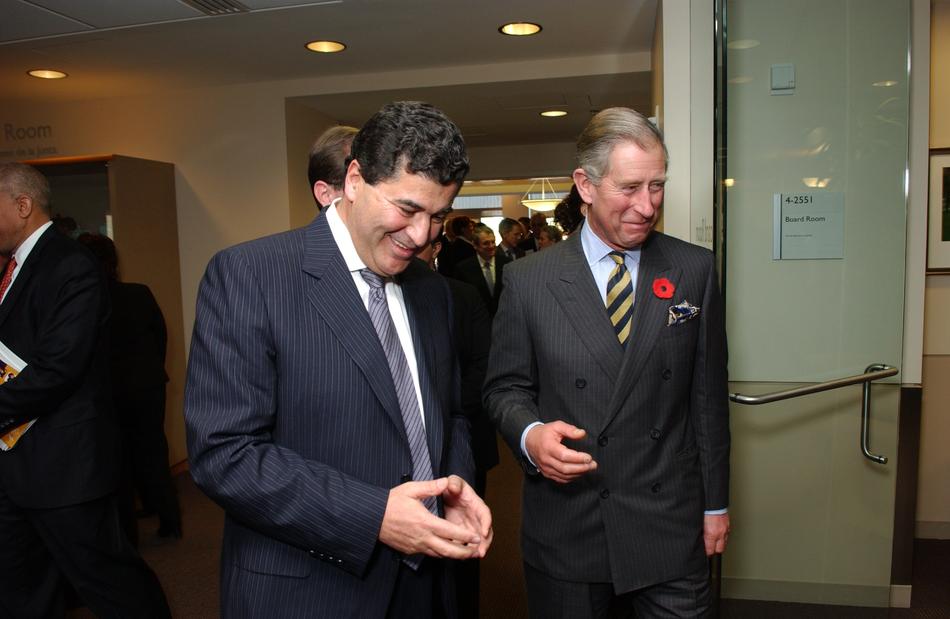 Prince of Wales Charles among the other people in Washington Dc, USA
