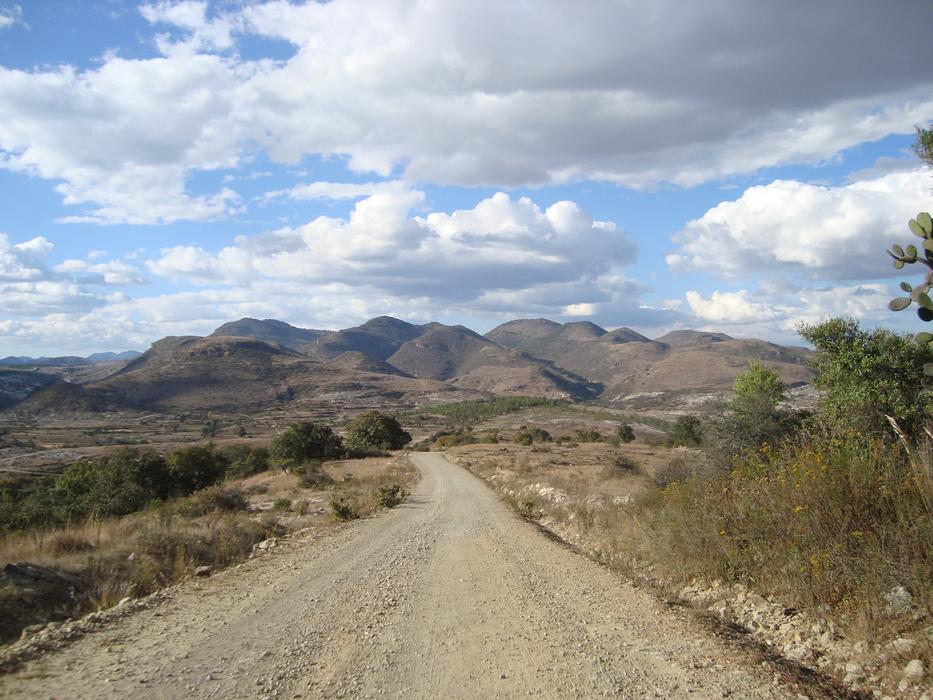 earth path road at desert