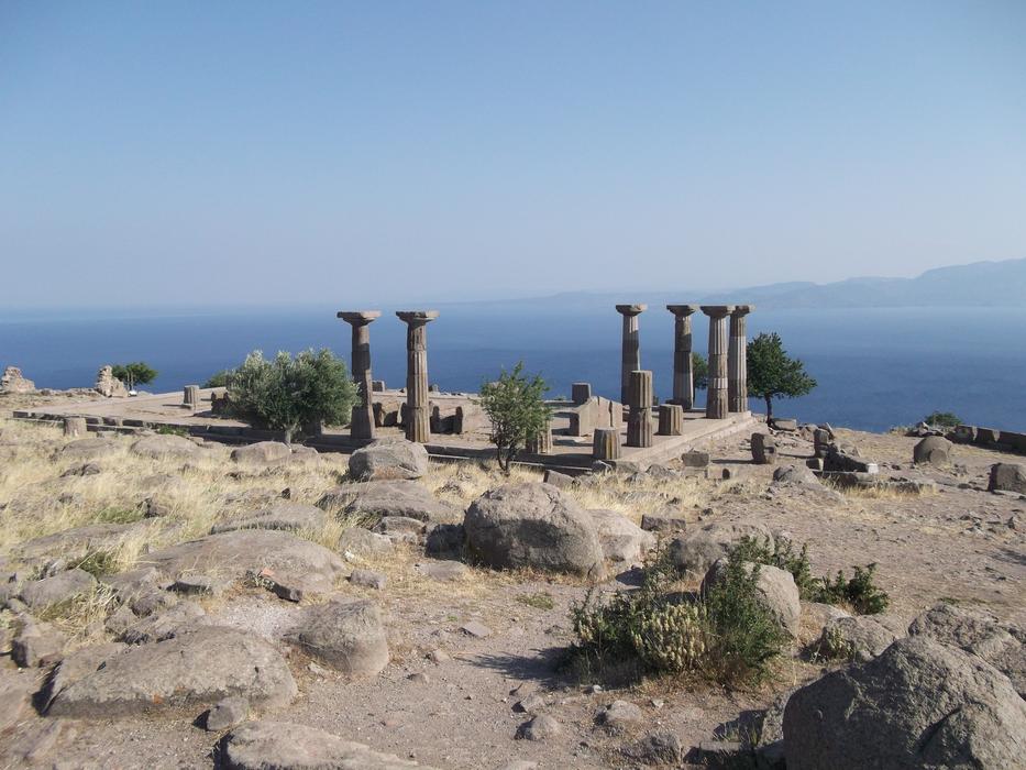 ruins of Asos On Castle