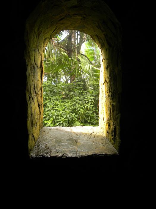 Stone Window Overlooking Nature