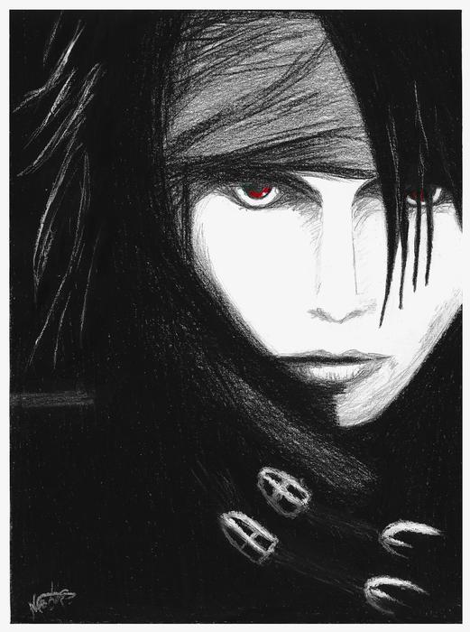 valentine graphite drawing vicent