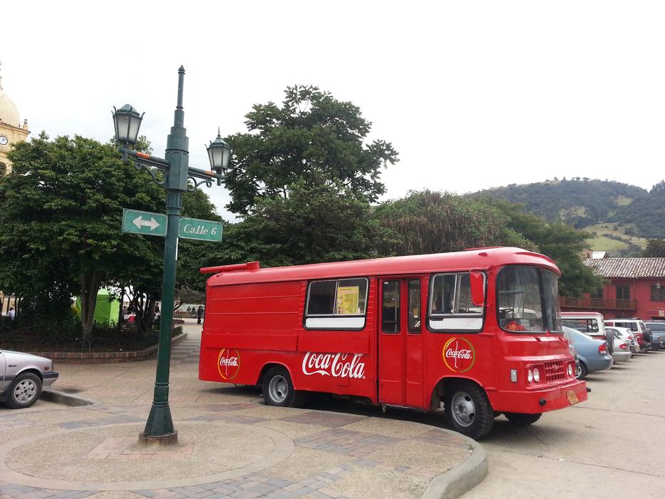 Bogotá Colombia Bus Coca