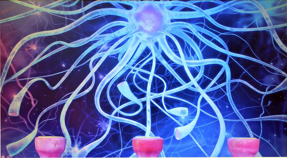 Nucleus Blue Abstract
