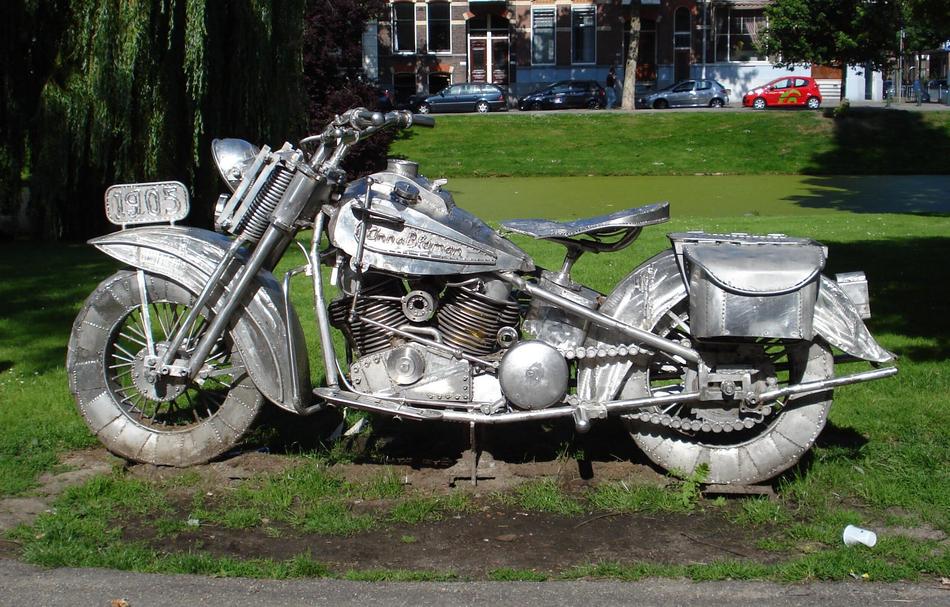 Rotterdam Netherlands bike Sculpture