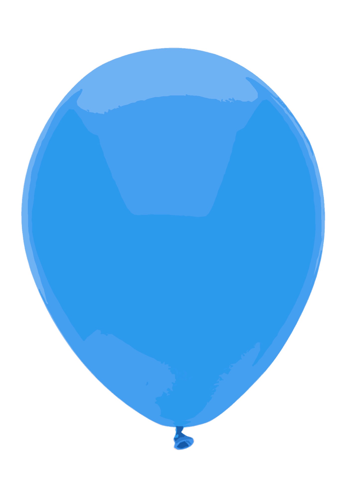 Голубой шар на прозрачном фоне