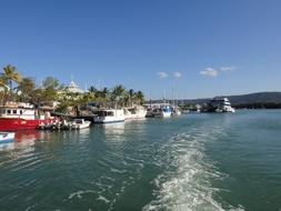 landscape of Australia Port Boats