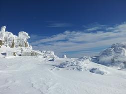 Winter Magic Blue Sky