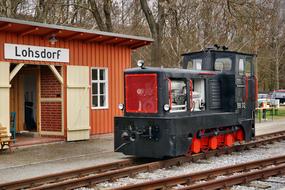 Diesel Loco on a narrow gauge railway