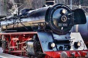 Loco Steam Locomotive Train Out Of