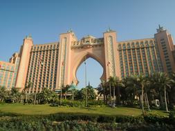 beautiful contemporary building, Atlantis The Palm resort, Uae, Dubai