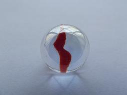 red Marble Glass Toy