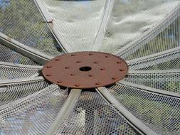 Rust Iron Antenna mesh