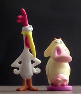 Chicken Hen Gallo figures