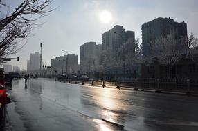 Beijing Spring Morning city