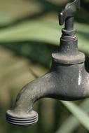 Old Rusty Broken faucet