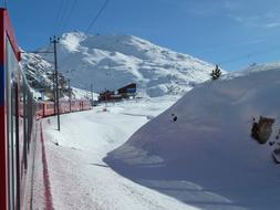 Glacier Express in Graubunden in switzerland