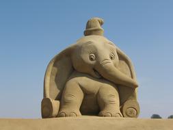 Sandworld Sand Sculpture of Elephant