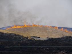 Open Burning Flame landscape