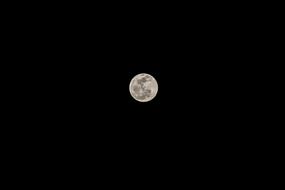Moon Full Moonlight at darkness