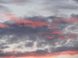 Colorful Sky Clouds at evening