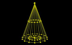 cone yellow atoms