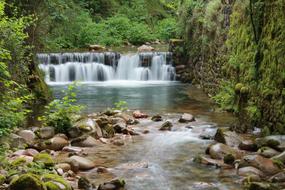 waterfall in Braga Portugal