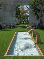 Water Feature in enea garden, Switzerland, Rapperswil
