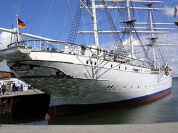 Sailing Vessel in Port Stralsund