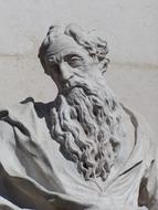 Saint Paul Stone Figure Sword